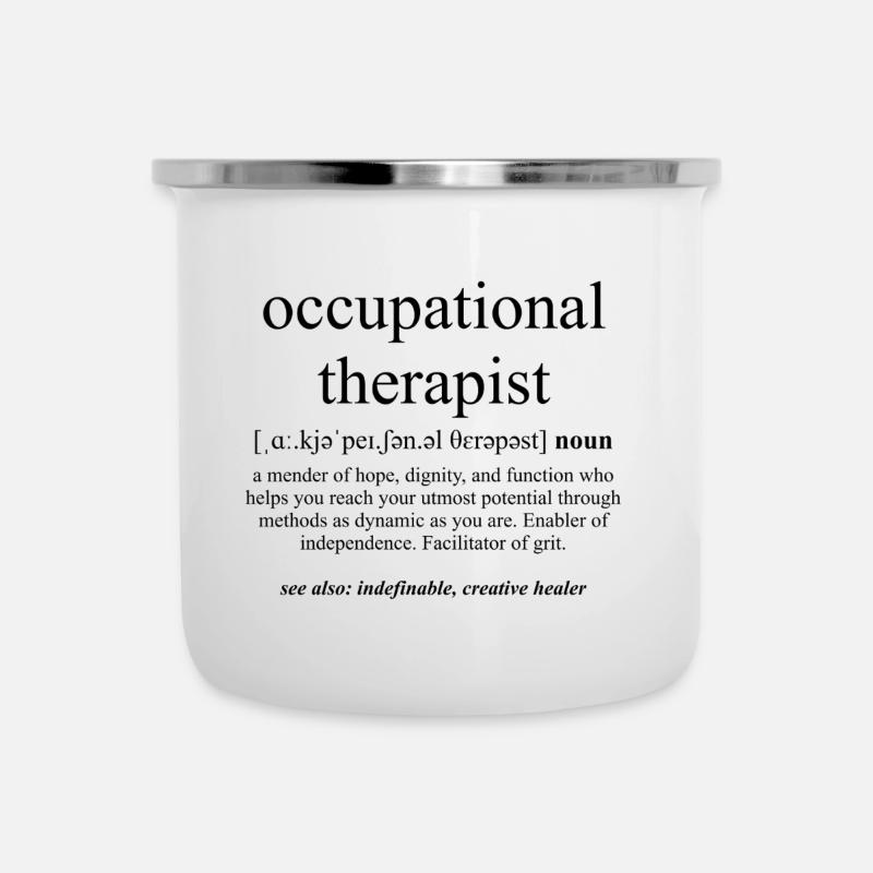 Occupational Therapist - Camper Mug - white
