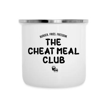 The Cheat Meal Club - Burger. Frieze. Freedom. - Camper Mug - white - Front