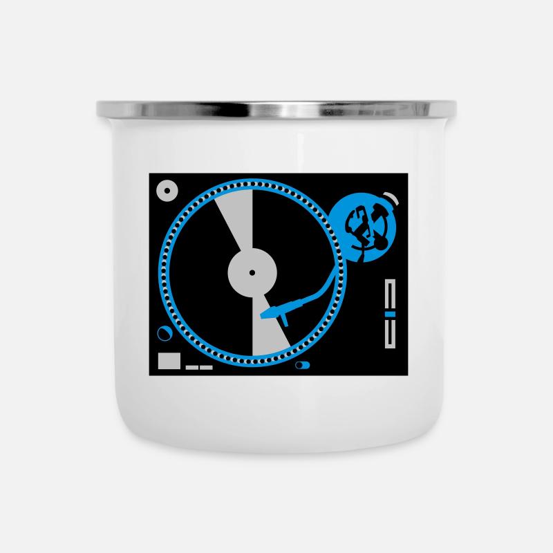 turntables - Tasse émaillée - blanc