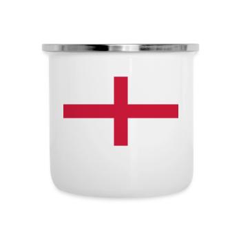 National flag of England - Camper Mug - white - Front