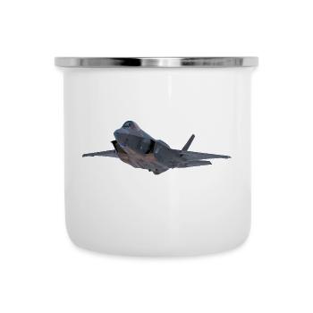 F-35 - Emaille-Tasse - Weiß - Vorne