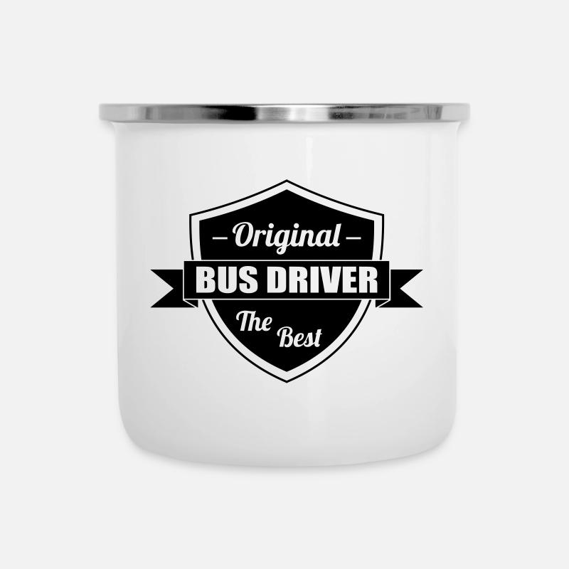 Bus Driver / Busfahrer / Autocar / Autobus / Job - Camper Mug - white