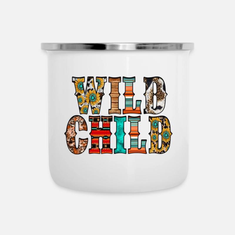 Wild Child - Camper Mug - white