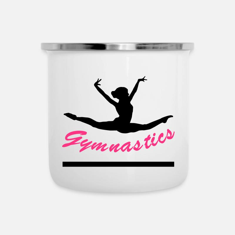 Gymnastics, Gymnast - Camper Mug - white