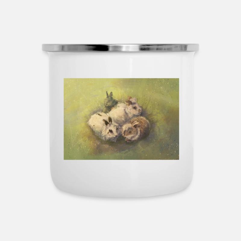 Rabbit Pack - Camper Mug - white