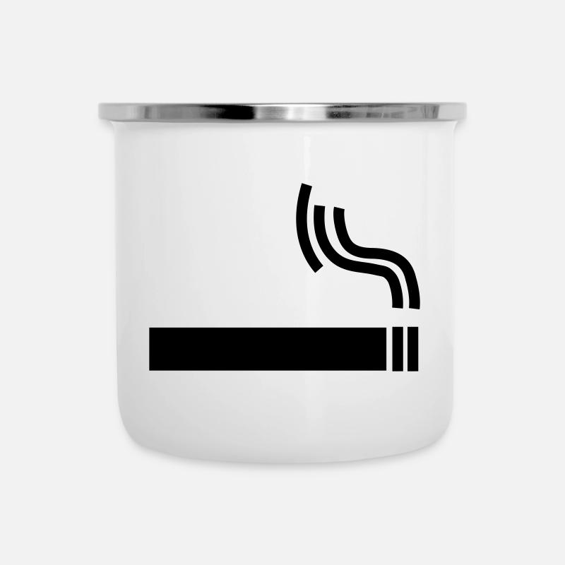 Cigarette Cigarette smoking break - Camper Mug - white