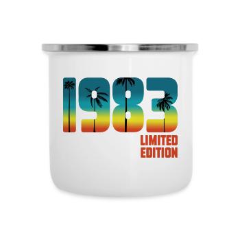 40e anniversaire Année de naissance 1983 Édition limitée - Tasse émaillée - blanc - Devant