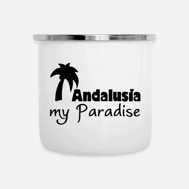 Andalusia Paradise - Camper Mug - white