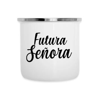 Futura Señora Engagement Bridal Shower Wedding - Camper Mug - white - Front