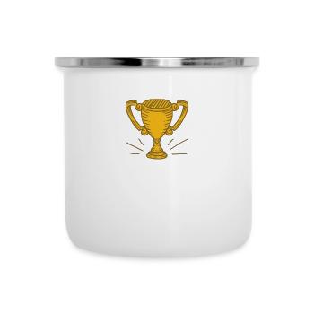 Hard Work Cup Winner Success - Camper Mug - white - Front