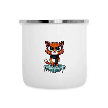 Good morning? Very thin ice! - Camper Mug - white - Front