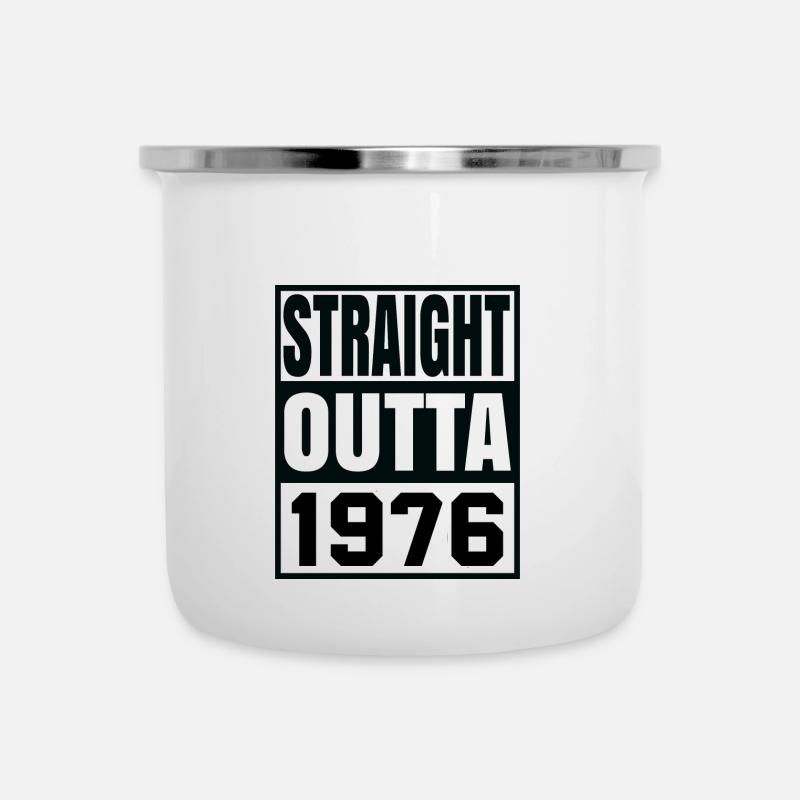 Straight Outta 1976 - Camper Mug - white