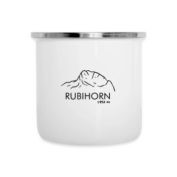 Rubihorn - Emaille-Tasse - Weiß - Vorne