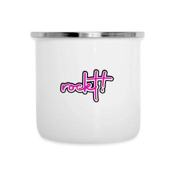 Roches - Tasse émaillée - blanc - Devant