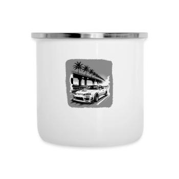 JDM Sportcar Tuning Driftcar Car Gift PS - Camper Mug - white - Front