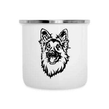 German Shepherd - Camper Mug - white - Front