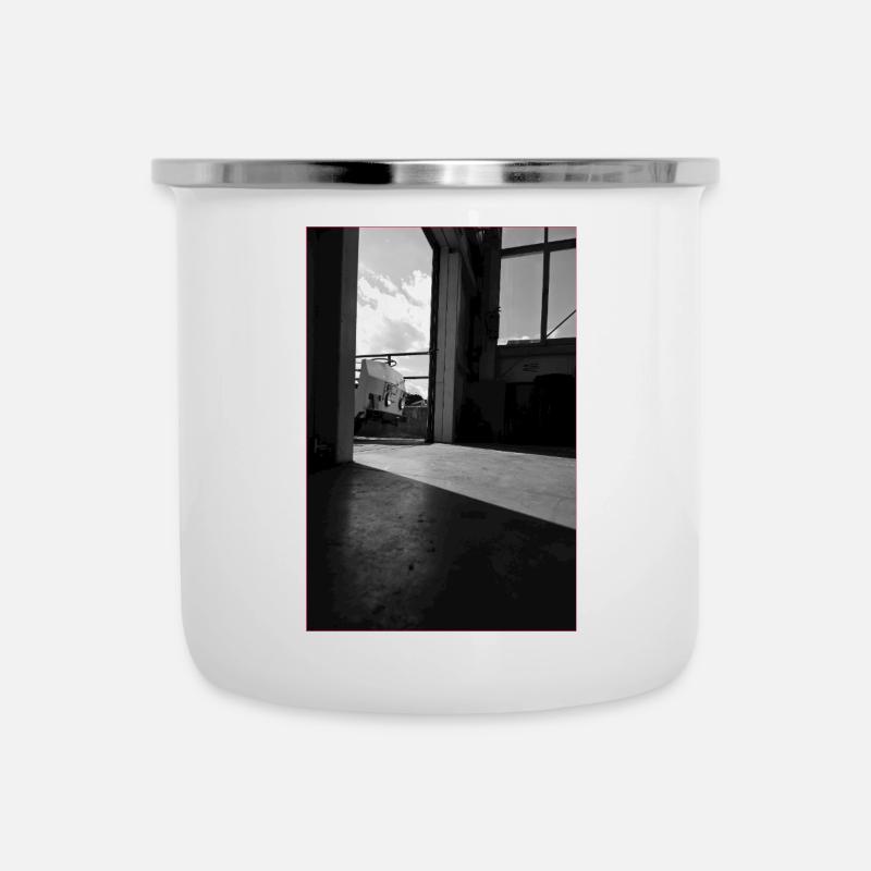 Limite de lumière - Tasse émaillée - blanc