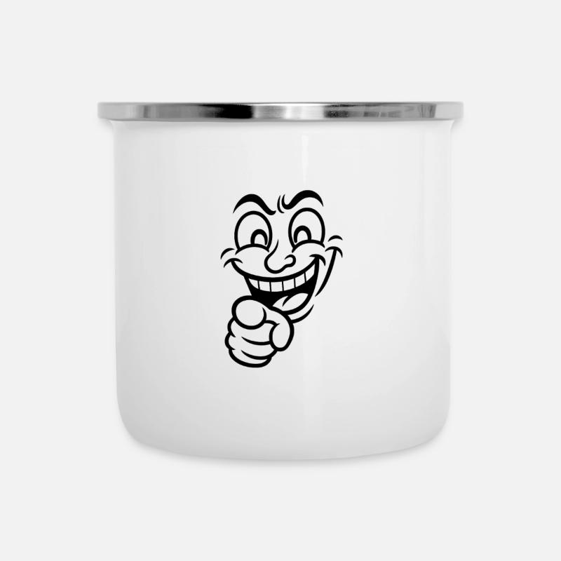 Vous. , toi! - Tasse émaillée - blanc