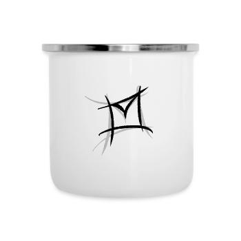 E-mail, icône d’enveloppe. Philatéliste - Tasse émaillée - blanc - Devant