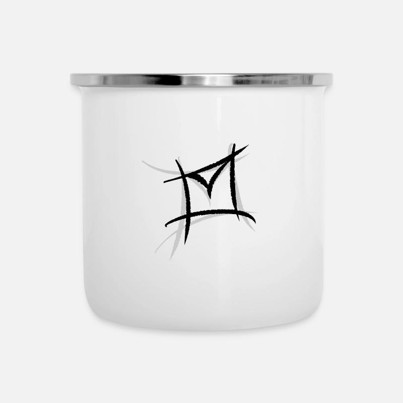 E-mail, icône d’enveloppe. Philatéliste - Tasse émaillée - blanc