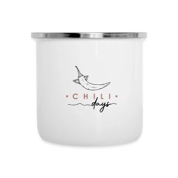 Jours du Chili - Tasse émaillée - blanc - Devant