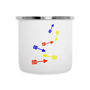 Arrow Icon - Camper Mug - white - Front