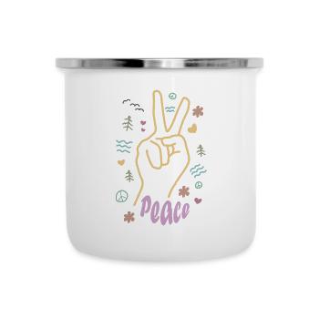 Peace - Camper Mug - white - Front