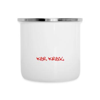 La Réunion Kosement kreol T-Shirt Homme - Tasse émaillée - blanc - Devant
