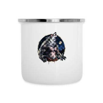 Howling Werewolf - Camper Mug - white - Front