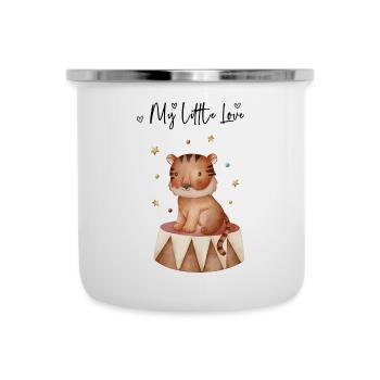 Le cirque du tigre - Tasse émaillée - blanc - Devant
