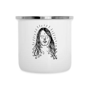Psychedelic Rocker - Camper Mug - white - Front