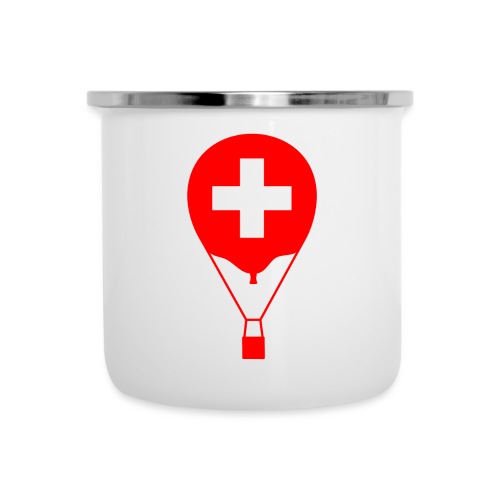 Ballon à gaz dans le design suisse - Tasse émaillée