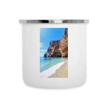Naturfotografie Meer - Emaille-Tasse - Weiß - Vorne
