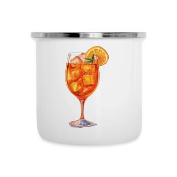 Apéritif, Spritz, Cocktail - Tasse émaillée - blanc - Devant