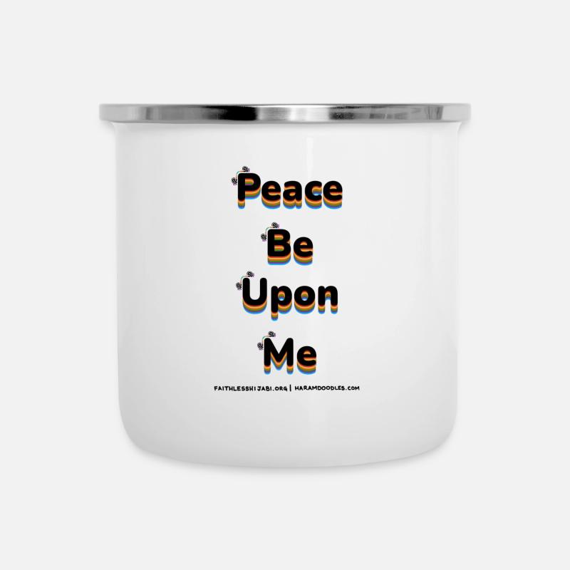 Peace Be Upon Me - Camper Mug - white