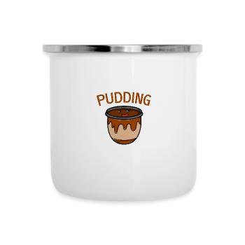 Pudding Funny Person Gift - Camper Mug - white - Front
