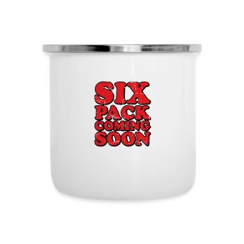 Six Pack Coming Soon 38 - Emaille-Tasse - Weiß - Vorne