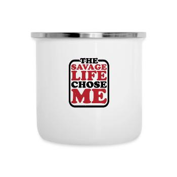 La vie sauvage m’a choisi 7 - Tasse émaillée - blanc - Devant