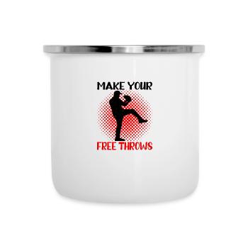 Make Your Free Throws 3 - Camper Mug - white - Front