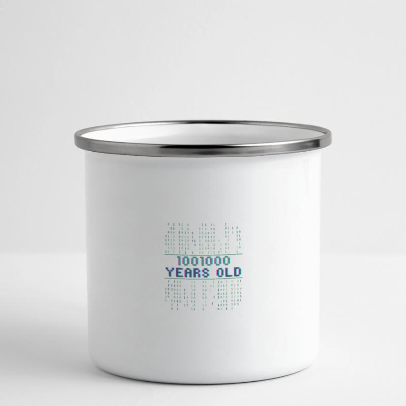 72nd Birthday 72 years old Binary Code Computer Science Camper Mug
