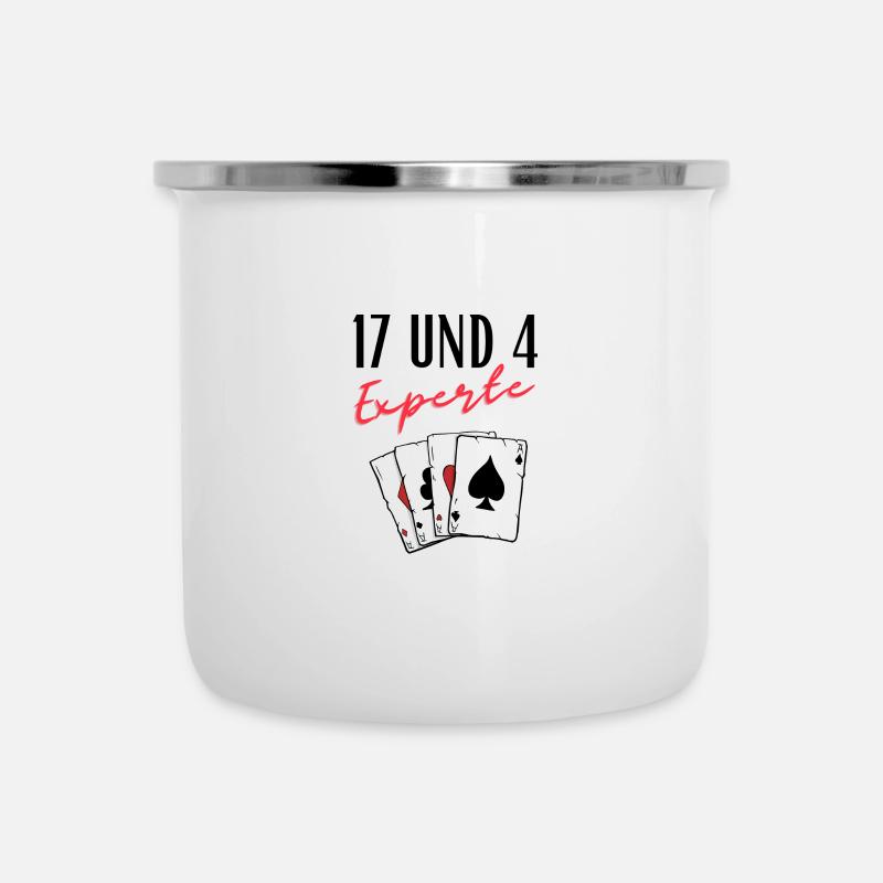 17 and 4 expert - Camper Mug - white