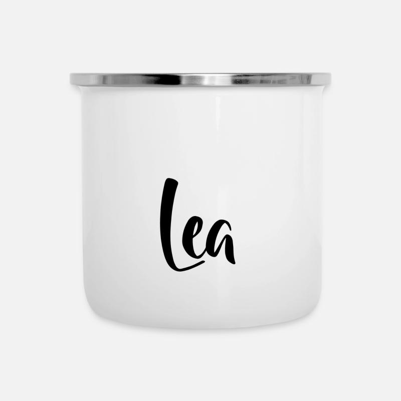 Name - Lea - Camper Mug - white