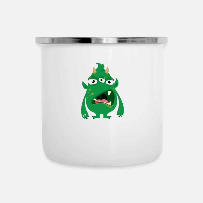 Monstaa Originaals Monster # 11 - Tasse émaillée - blanc