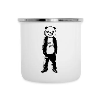 HipHop Battlerap-Panda Freestyle Rap Music - Camper Mug - white - Front