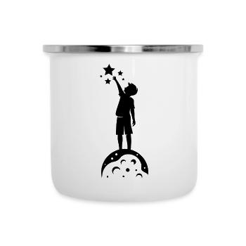 Saisir des étoiles - Tasse émaillée - blanc - Devant