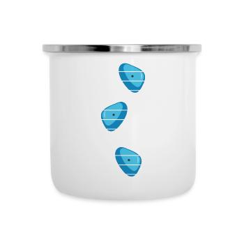 climbing wall bouldering free climbing climbing - Camper Mug - white - Front