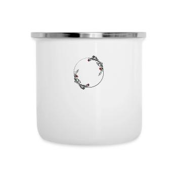 Cadre - Tasse émaillée - blanc - Devant