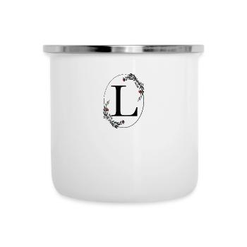 Letter L - Camper Mug - white - Front
