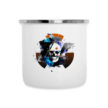 skull expolsion atom - Camper Mug - white - Front