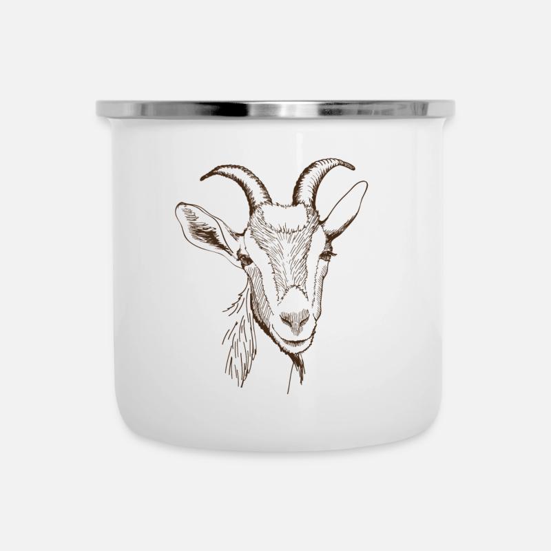 Goat - Camper Mug - white
